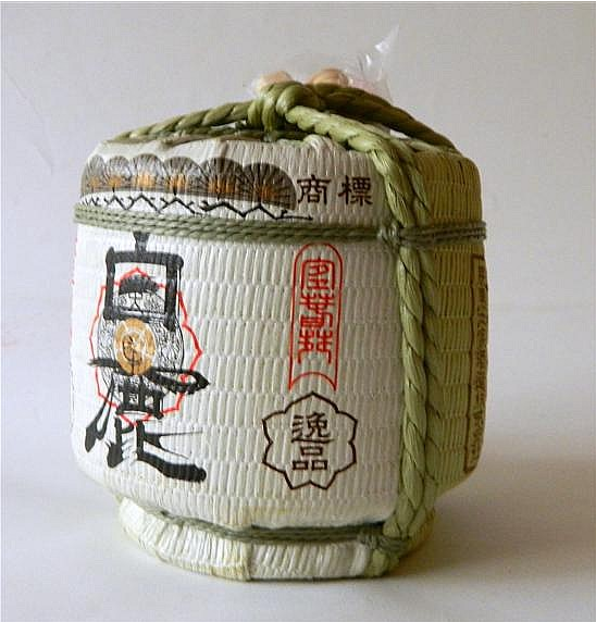 sake barrel via antiques reporter