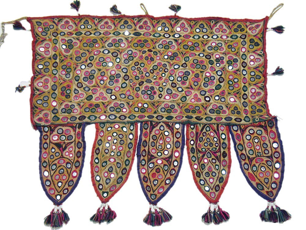 antique kutch embroidery toran